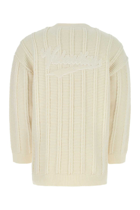 VALENTINO GARAVANI Ivory Wool Cardigan for Men