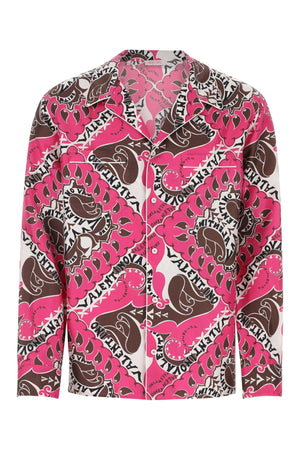 VALENTINO GARAVANI Printed Silk Shirt for Men