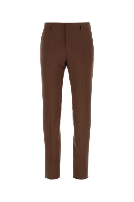 VALENTINO GARAVANI Stylish Brown Wool Pants for Men