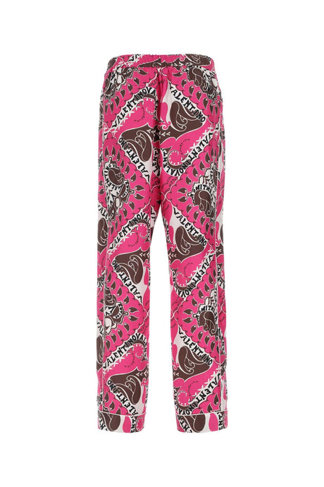 VALENTINO GARAVANI Printed Silk Pyjama Pant