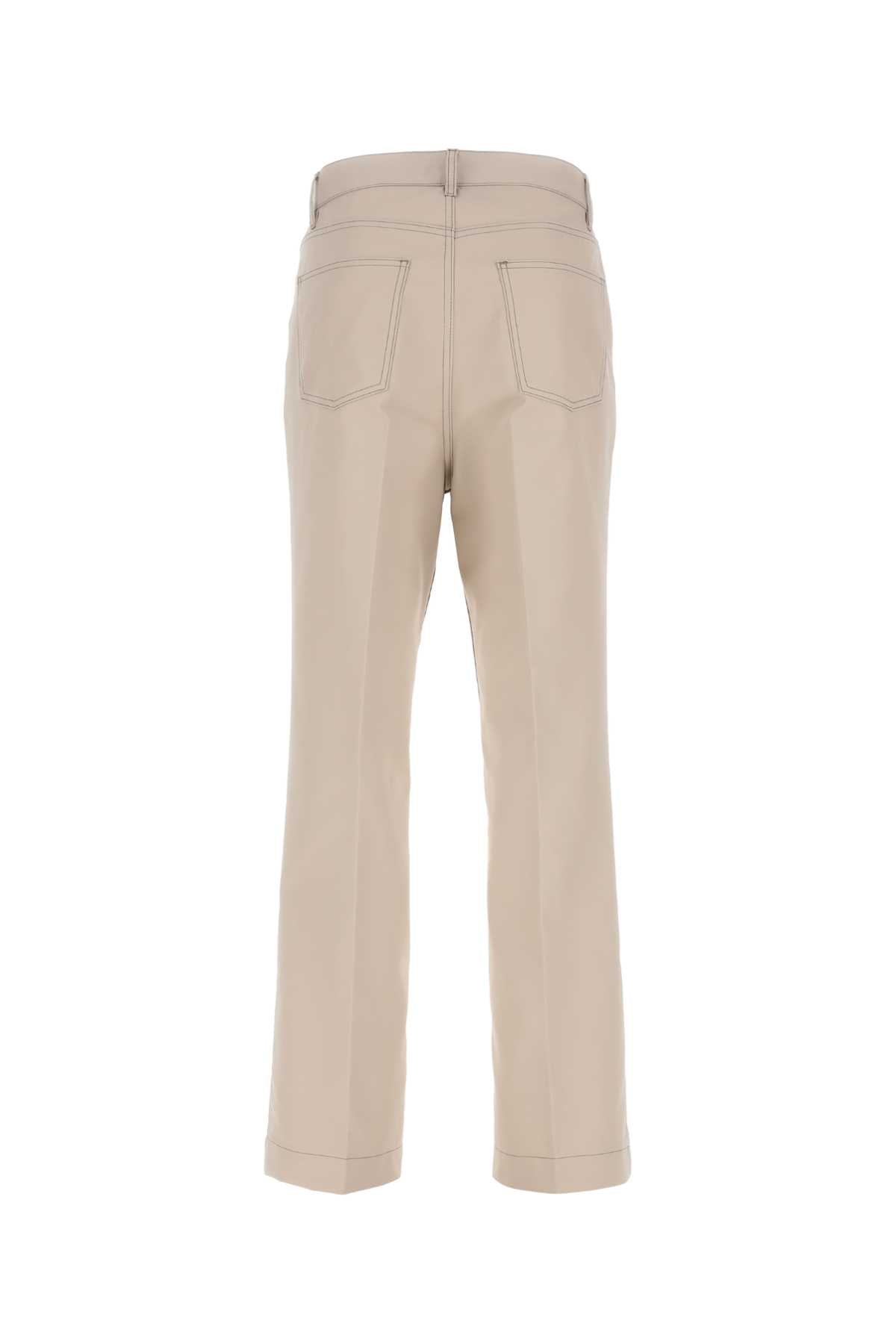 VALENTINO GARAVANI Elegant Sand Gabardine Pants for Men