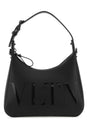 VALENTINO GARAVANI Sleek Mini Black Leather Handbag - 25 cm Width