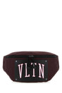 VALENTINO GARAVANI Grape Fabric VLTN Mini Belt Handbag - 28x13x7 cm