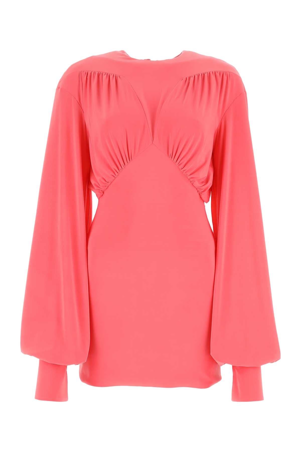 THE ATTICO Chic Dark Pink Mini Dress