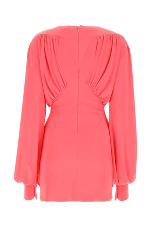 THE ATTICO Chic Dark Pink Mini Dress