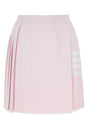 THOM BROWNE Chic Viscose Blend Mini Skirt for Women