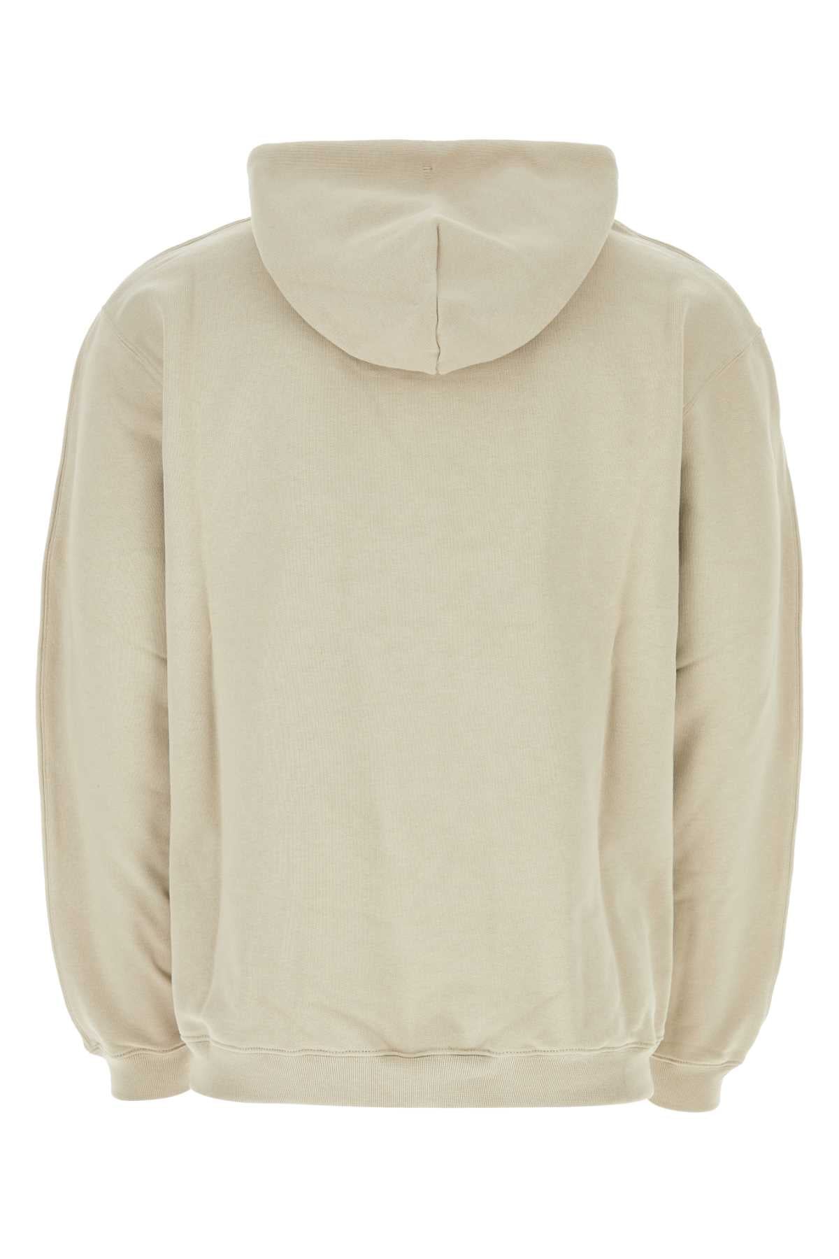 VTMNTS Beige Cotton Blend Sweatshirt for Men