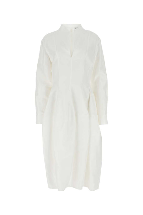 BOTTEGA VENETA Elegant White Viscose Blend Dress for Women