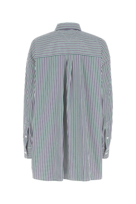 BOTTEGA VENETA Oversized Embroidered Poplin Shirt