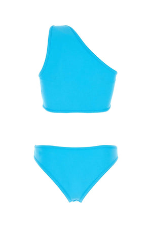 BOTTEGA VENETA Turquoise Stretch Nylon Mini Bikini