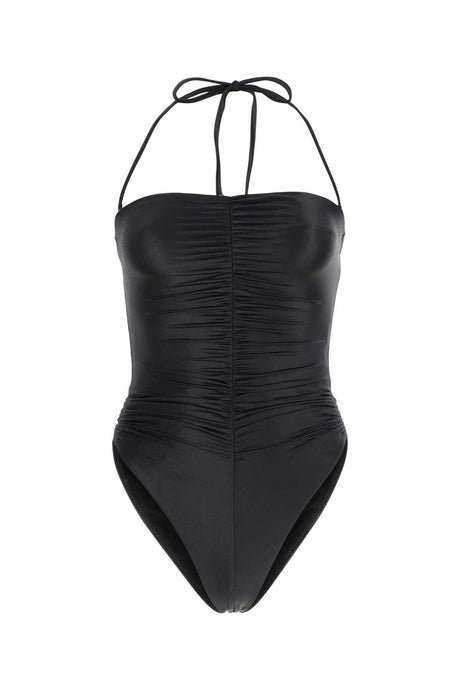 SAINT LAURENT Black Stretch Nylon Swimsuit