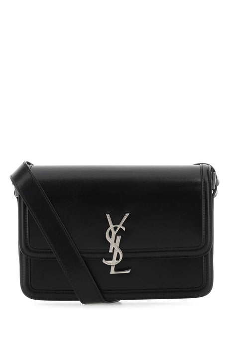 SAINT LAURENT Mini Black Leather Shoulder Handbag