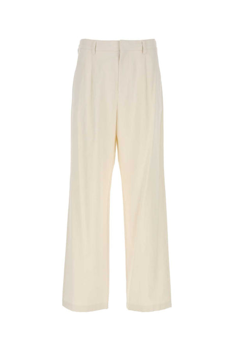 PRADA Classic Ivory Cotton Pants for Men