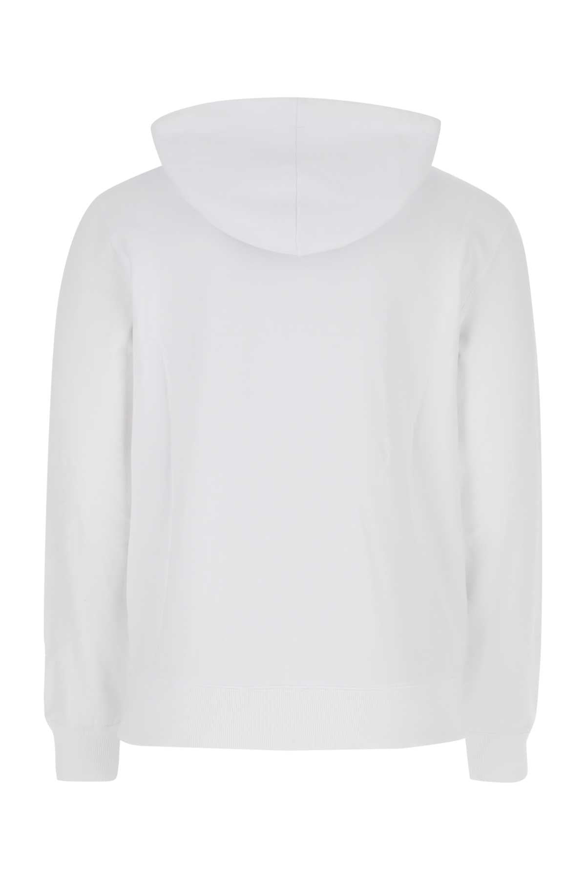 LANVIN Classic White Cotton Sweatshirt