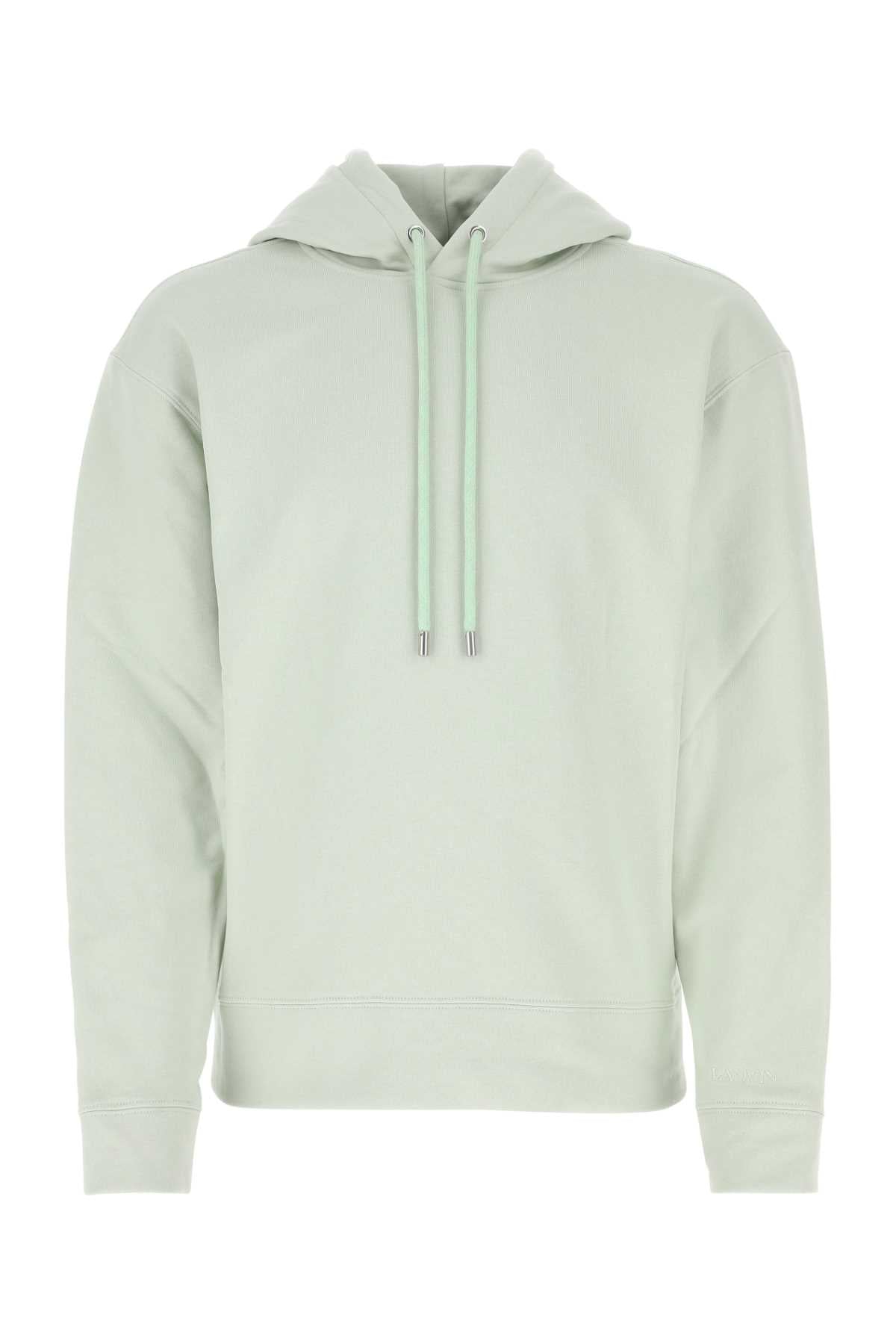 LANVIN Mint Green Cotton Sweatshirt for Men