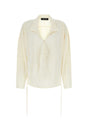 KIKO KOSTADINOV Ivory Satin Shirt - Women's Fashion Essential