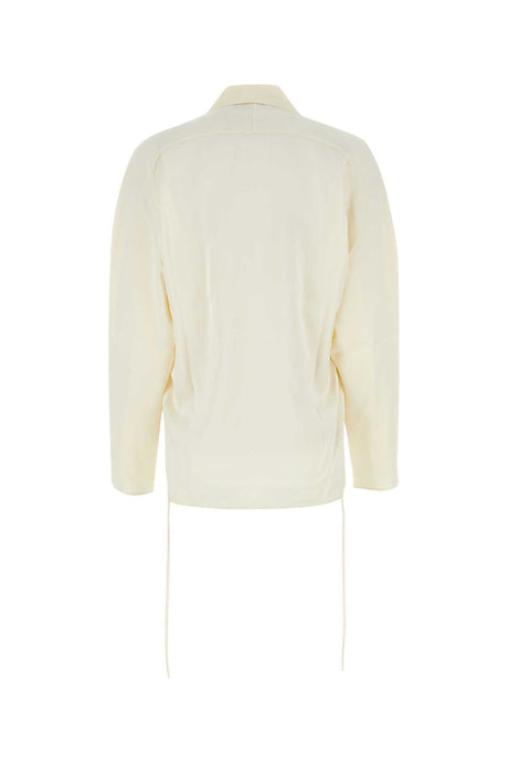 KIKO KOSTADINOV Ivory Satin Shirt - Women's Fashion Essential