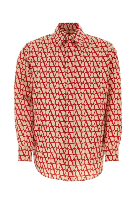 VALENTINO GARAVANI Oversize Silk Printed Shirt