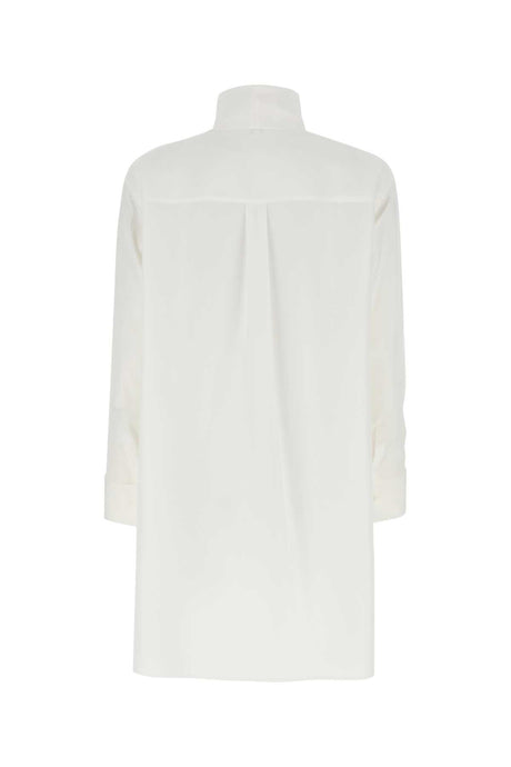 LOEWE Ivory Oversized Crepe Blouse