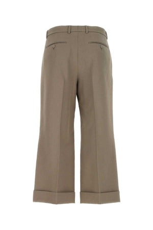 GUCCI Wool Cropped Cut Pants