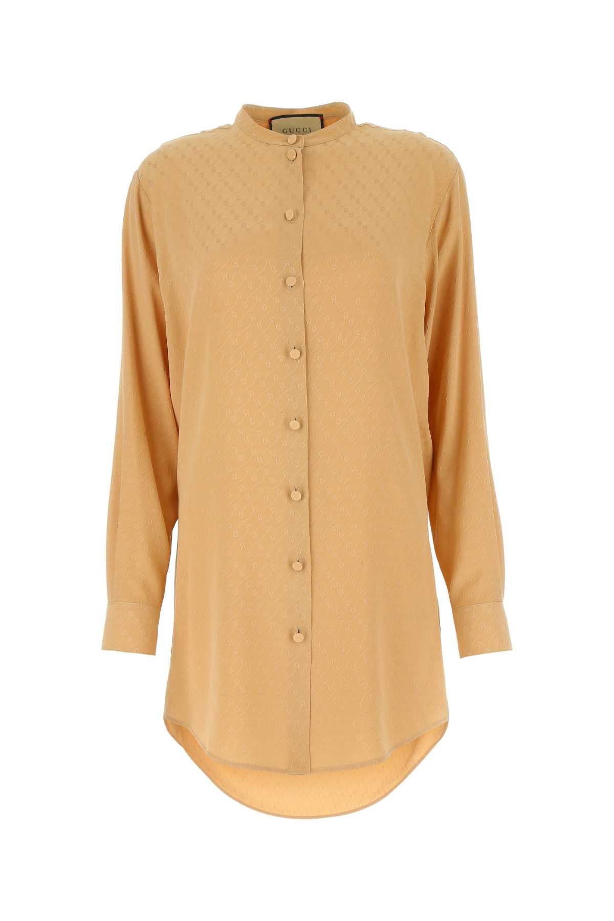 GUCCI Silk Satin Mini Shirt for Women