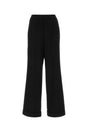 DOLCE & GABBANA Black Stretch Wool Pajama Pants for Women