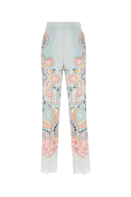 ETRO Silk Printed Pants