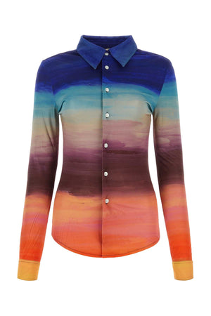 MARNI Multicolor Stretch Viscose Shirt