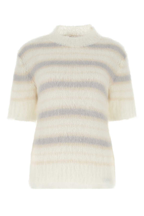 MARNI Embroidered Mohair Blend Sweater for Women - 23S