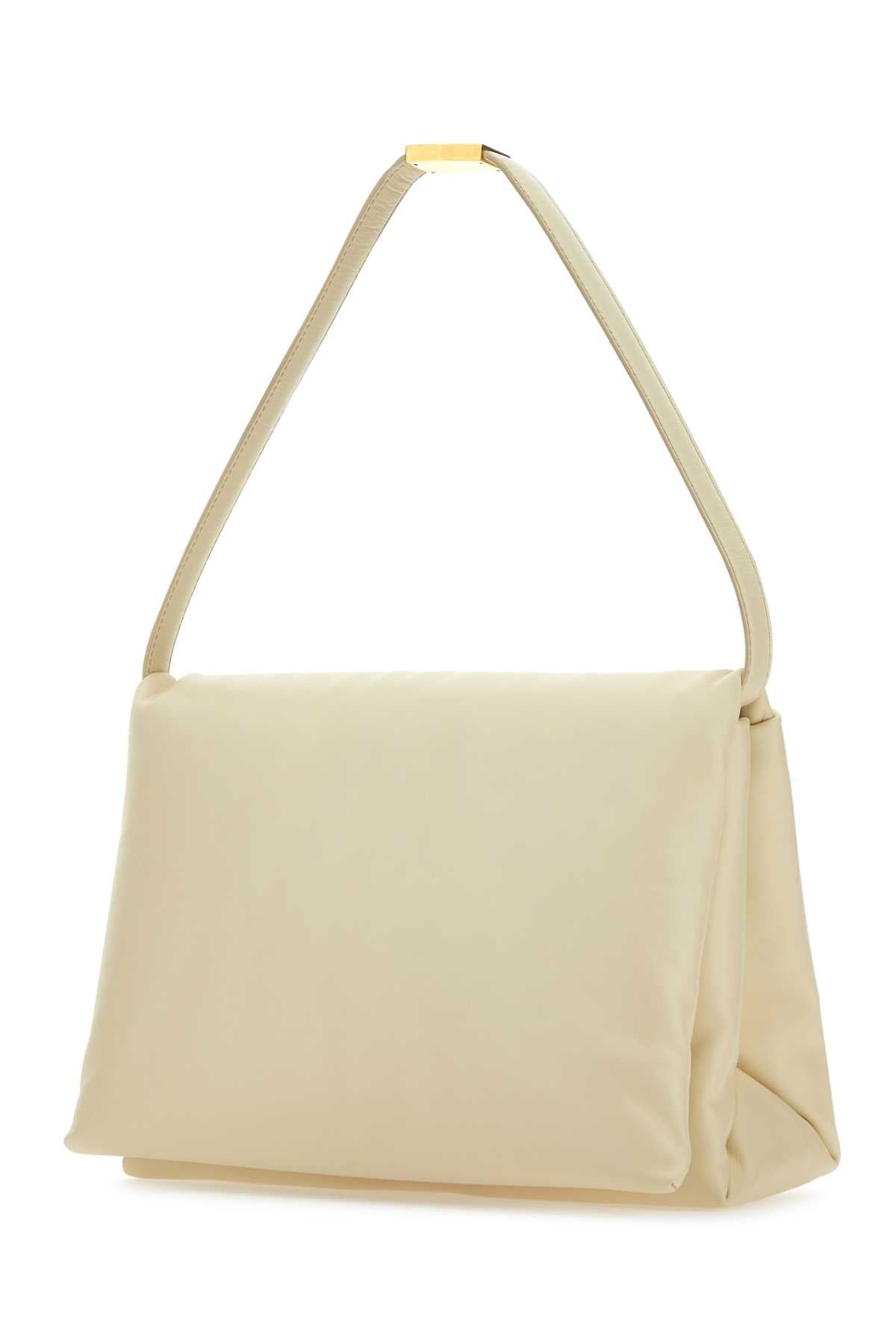 MARNI Ivory Mini Leather Shoulder Handbag