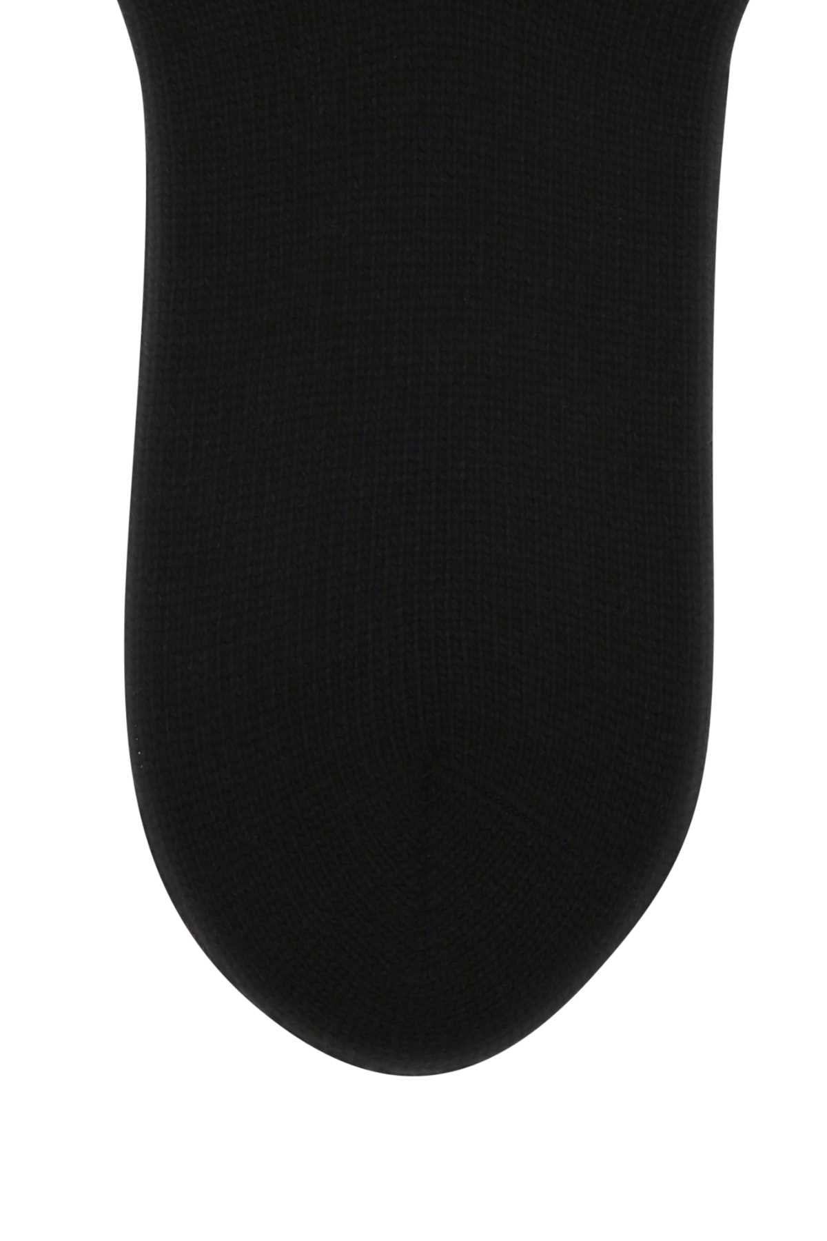 PRADA Luxurious Black Virgin Wool Blend Socks for Men