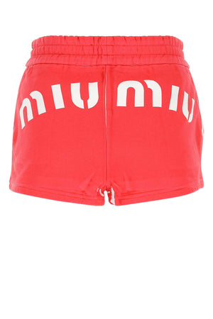 MIU MIU Chic Mini Cotton Shorts for Women