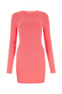 FENDI Viscose Blend Fluo Pink Mini Dress for Women