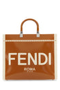 FENDI Two-Tone Canvas Medium Sunshine Shopping Handbag - 35 cm x 30 cm x 16 cm