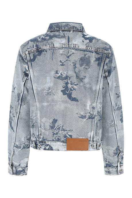 OFF WHITE Printed Denim Jacket for Women