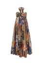 ZIMMERMANN Elegant Printed Silk Dress for Women - Perfect for Spring 2024