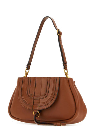 CHLOE Mini Brown Leather Marcie Clutch - Ideal for Any Occasion