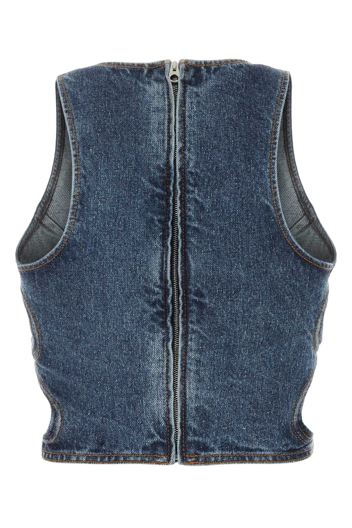 CHLOE Chic Denim Top for Women - Spring 2023