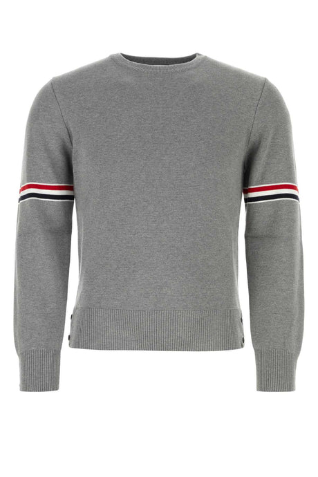 THOM BROWNE Classic Cotton Sweater for Men