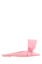 SALVATORE FERRAGAMO Elegant Pink Satin Mini Ballerinas for Women