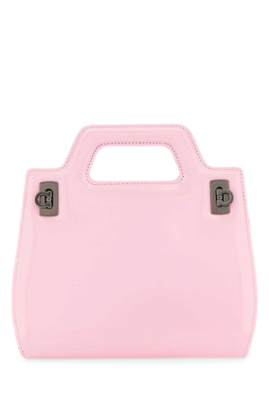 SALVATORE FERRAGAMO Mini Pink Leather Handbag