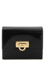 SALVATORE FERRAGAMO Elegant Mini Black Leather Wallet