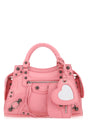 BALENCIAGA Mini Pink Nappa Leather Handbag