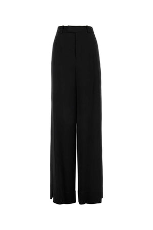 SAINT LAURENT Wide-Leg Satin Pants for Women