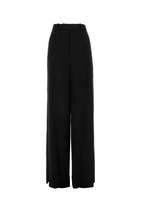 SAINT LAURENT Wide-Leg Satin Pants for Women