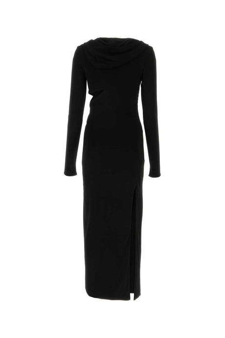 VERSACE Chic Black T-Shirt Dress