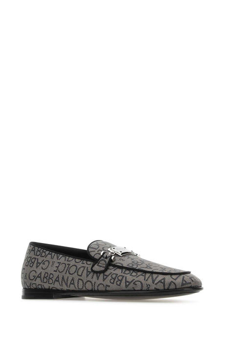 DOLCE & GABBANA Printed Jacquard Loafers for the Modern Man