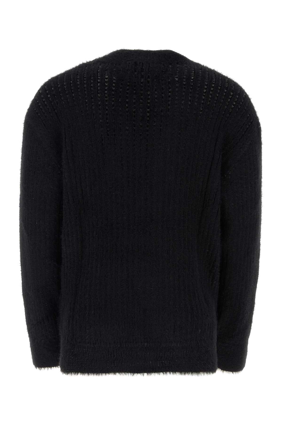 MISSONI Men's Stylish Black Nylon Blend Cardigan