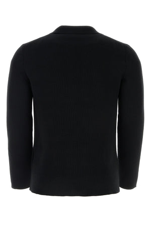 VALENTINO GARAVANI Classic Black Wool Cardigan for Men