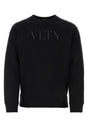 VALENTINO GARAVANI Classic Black Cotton Sweatshirt for Men